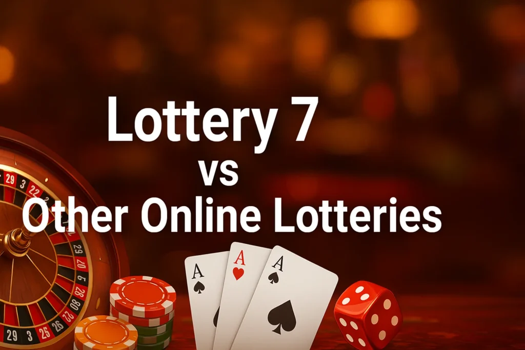 Lottery 7 vs other online lotteries